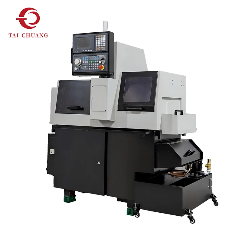 3-akset drejebænk af schweizisk type